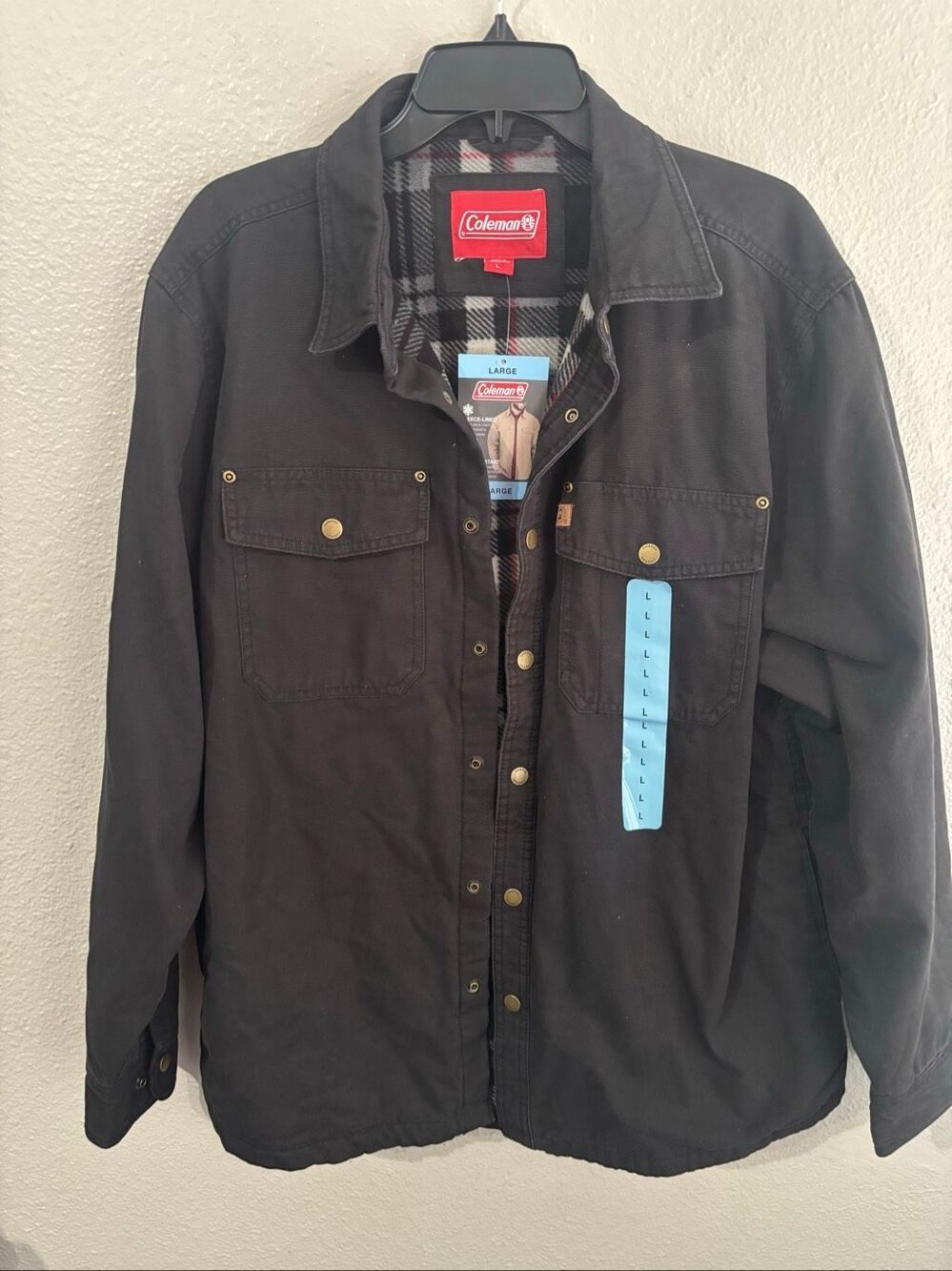 ❤️Coleman Men’s Fleece Line Jacket NWT